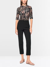 Load image into Gallery viewer, MarcCain Sydney Slim Fit Pants with Crease in Black