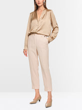 Load image into Gallery viewer, MarcCain Franca Pants with Turn-Up in Beige