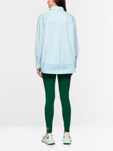 Load image into Gallery viewer, MarcCain Striped Shirt Blouse in Bright Emerald
