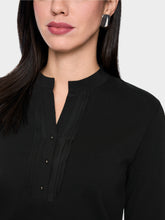 Load image into Gallery viewer, MarcCain Long-sleeved top with silk details