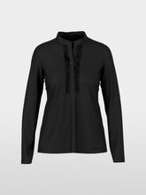 Load image into Gallery viewer, MarcCain Long-sleeved top with silk details