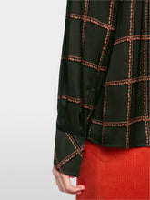 Load image into Gallery viewer, MarcCain Printed Viscose Blouse in Forest Night