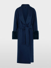 Load image into Gallery viewer, MarcCain Luxurious Coat with Faux Fur