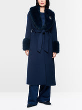 Load image into Gallery viewer, MarcCain Luxurious Coat with Faux Fur