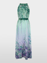 Load image into Gallery viewer, MarcCain Halter-Neck Dress with Floral Print