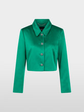 Load image into Gallery viewer, MarcCain Satin Jacket with Rhinestone Buttons