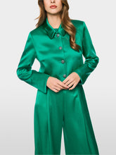 Load image into Gallery viewer, MarcCain Satin Jacket with Rhinestone Buttons
