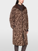Load image into Gallery viewer, MarcCain Wool Coat withy Leopard Print