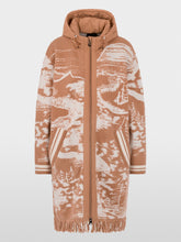 Load image into Gallery viewer, MarcCain Boucle Coat with Jacquard Pattern