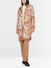 Load image into Gallery viewer, MarcCain Boucle Coat with Jacquard Pattern