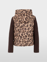 Load image into Gallery viewer, MarcCain Quilted Jacket with Leopard Print