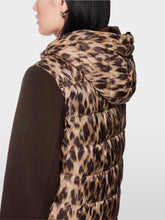Load image into Gallery viewer, MarcCain Quilted Jacket with Leopard Print