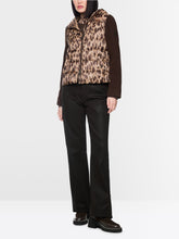 Load image into Gallery viewer, MarcCain Quilted Jacket with Leopard Print