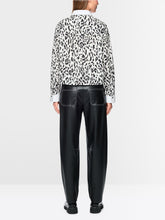 Load image into Gallery viewer, MarcCain Cotton Blouse with Leopard Print
