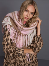Load image into Gallery viewer, MarcCain Checked Scarf in Alpaca