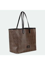 Load image into Gallery viewer, Codello SHOPPER BAG MADE OF COATED CANVAS WITH A MONOGRAM PATTERN IN BROWN DARK

