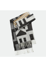 Load image into Gallery viewer, Codello Scarf with Lettering Print in Black
