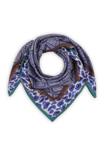 Load image into Gallery viewer, Codello Premium Scarf with Graphic Pattern in Blue
