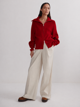 Load image into Gallery viewer, Varley Enrico Knit Jumper in Washed Red