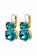 Load image into Gallery viewer, Dyrberg/Kern Globule Petrol Earrings