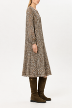 Load image into Gallery viewer, Luisa Cerano Midi Dress with Ornamental Print