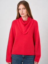 Load image into Gallery viewer, Repeat Fine-Knit Cashmere Triangle Scarf in Blossom