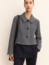 Load image into Gallery viewer, Emme Gettito Jacket in Navy Twill