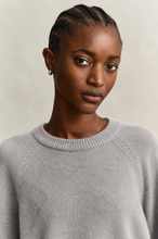 Load image into Gallery viewer, Gant Wool Cashmere C-Neck Jumper in Grey Melange