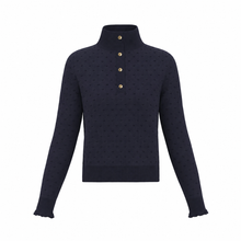Load image into Gallery viewer, Emme Onde Sweater in Navy