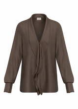 Load image into Gallery viewer, Emme Aggravi Blouse in Dark Brown