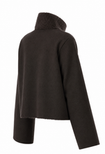 Load image into Gallery viewer, Emme Balia Faux Fur Short Coat in Dark Brown