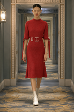 Load image into Gallery viewer, Edeline Lee Pedernal Dress in Carmine