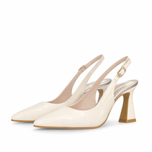 Load image into Gallery viewer, Lodi Risedis Sling-Back High Heels in Cream