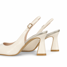 Load image into Gallery viewer, Lodi Risedis Sling-Back High Heels in Cream