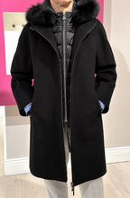 Load image into Gallery viewer, Cinzia Rocca Alpaca Wool Parka in Black