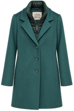 Load image into Gallery viewer, Cinzia Rocca Cinzia Rocca Wool Coat in Green