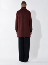 Load image into Gallery viewer, Cinzia Rocca Cinzia Rocca Wool Coat in Burgandy