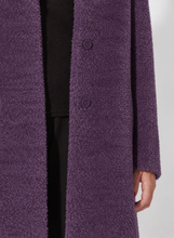 Load image into Gallery viewer, Cinzia Rocca Wool Blend Short Coat in Purple