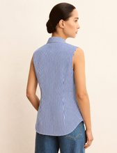 Load image into Gallery viewer, Emme Giuliva Sleeveless Blouse in Navy