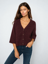 Load image into Gallery viewer, Mos Mosh Thora Lizet Knit Cardigan in Port Royal