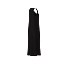 Load image into Gallery viewer, Emme Urano Satin Dress in Black