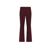Load image into Gallery viewer, Emme Flare Trousers in Bordeaux