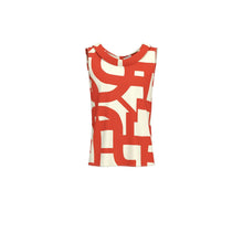 Load image into Gallery viewer, Emme Gommoso Sleeveless Top in Geranium Red