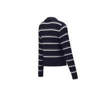 Load image into Gallery viewer, Emme Abate Sweater in Navy Pinstripe