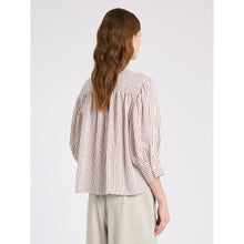 Load image into Gallery viewer, Marella Fragore Blouse in Red Pinstripe