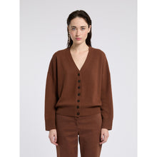 Load image into Gallery viewer, Marella Adepto V-Neck Cashmere Cardigan in Caramel