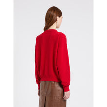 Load image into Gallery viewer, Marella Buono V-Neck Jumper in Red