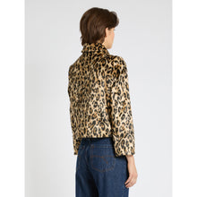 Load image into Gallery viewer, Marella Sangel Cropped Jacket in Camel Spotted Print