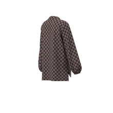 Load image into Gallery viewer, Emme Talento Blouse in Dark Brown Tie