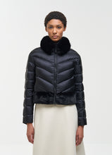 Load image into Gallery viewer, Colmar Cropped Down Jacket with Fur Inserts